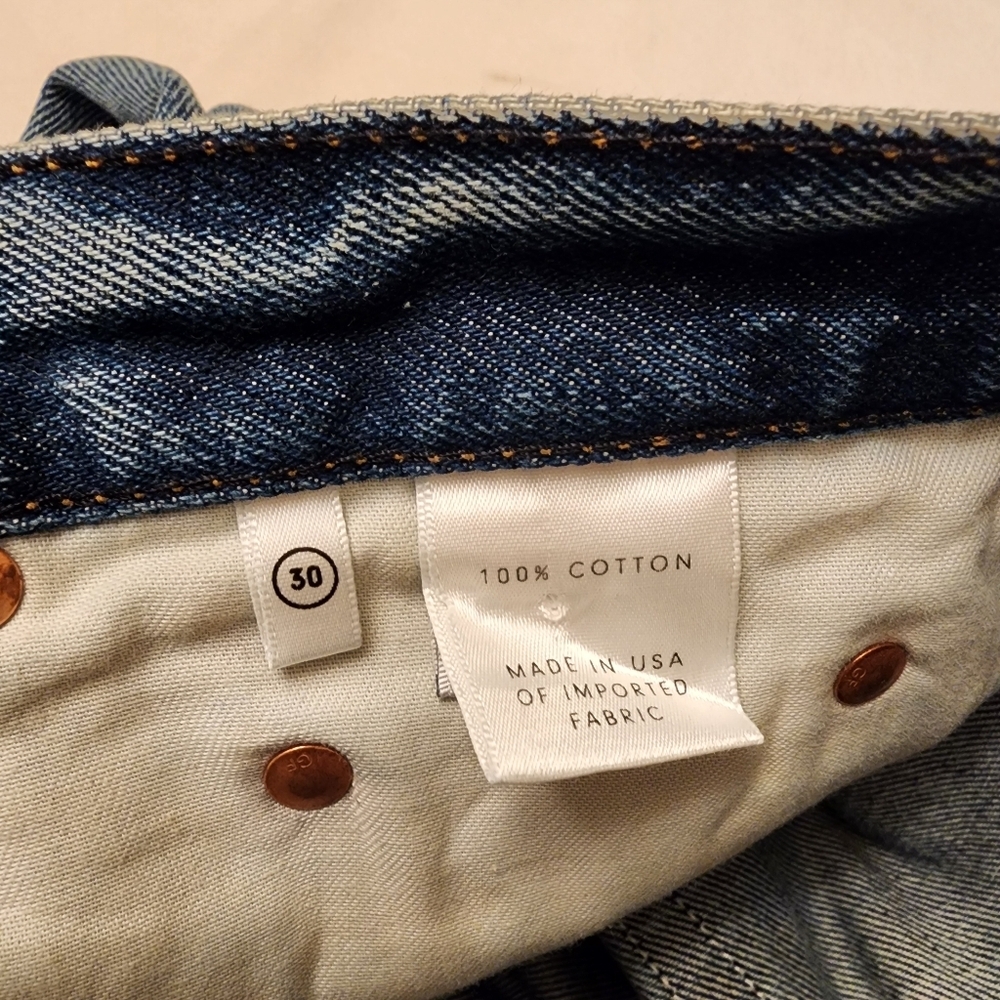 GRLFRND Jane Straight Tapered Leg Jeans Size 30 - Picture 6 of 9